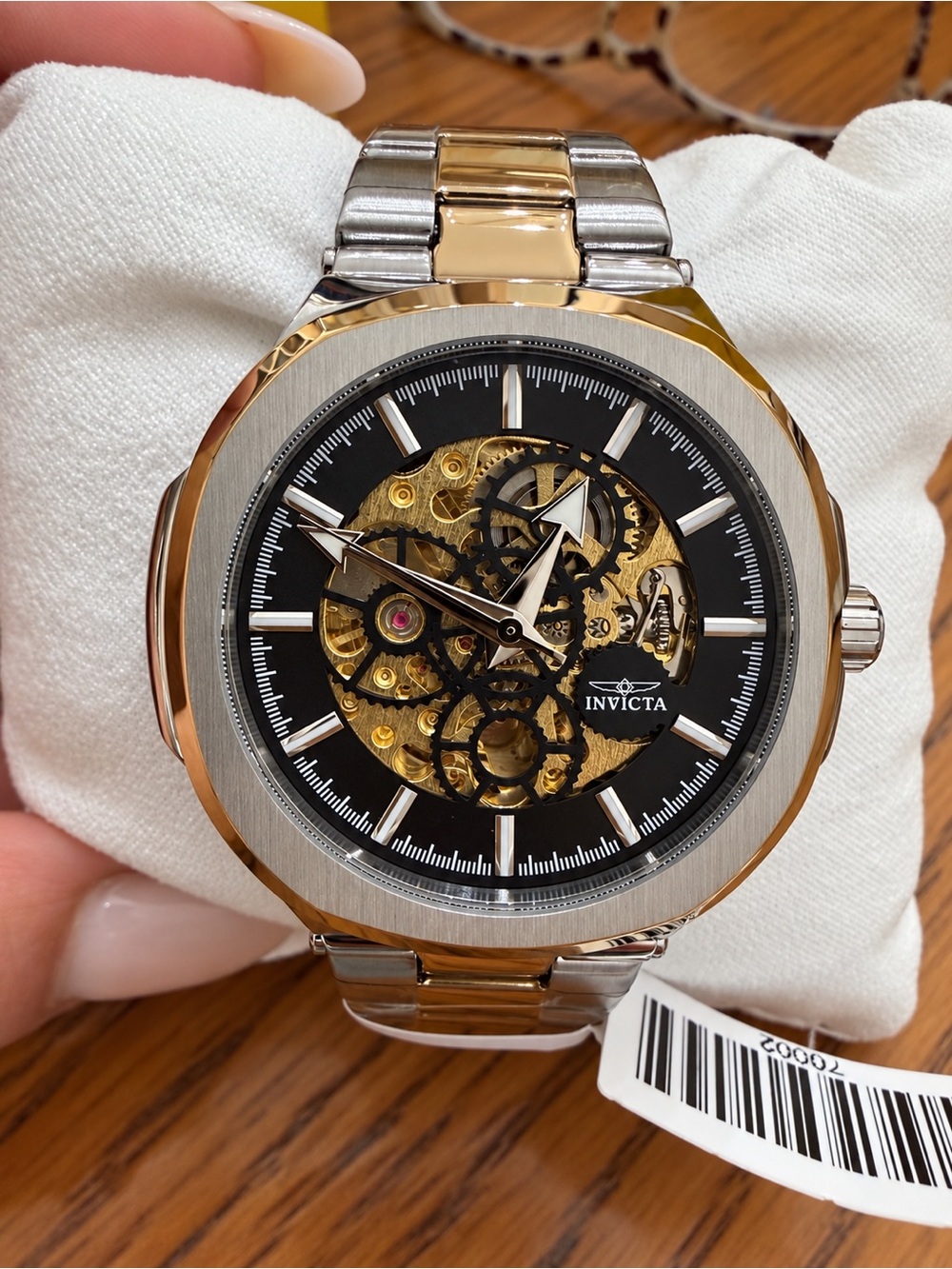 Invicta Objet d Art Two-Tone Automatic Skeleton Watch
